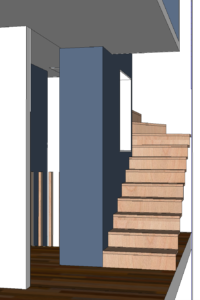 AàZ architectes HLM 01 3D escalier